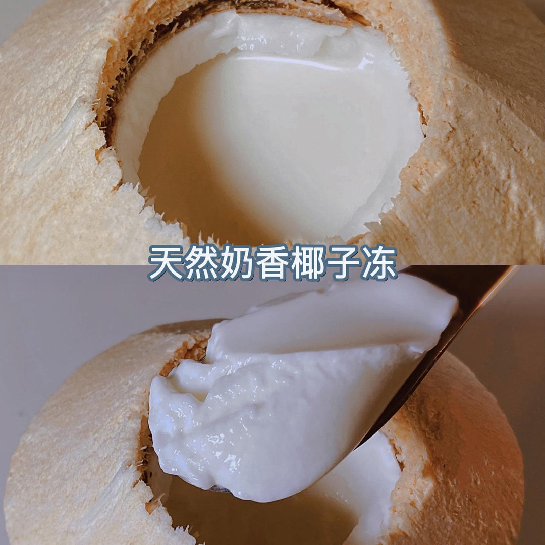想要做出完美的嫩滑椰子冻🥥记住这个比例就对了