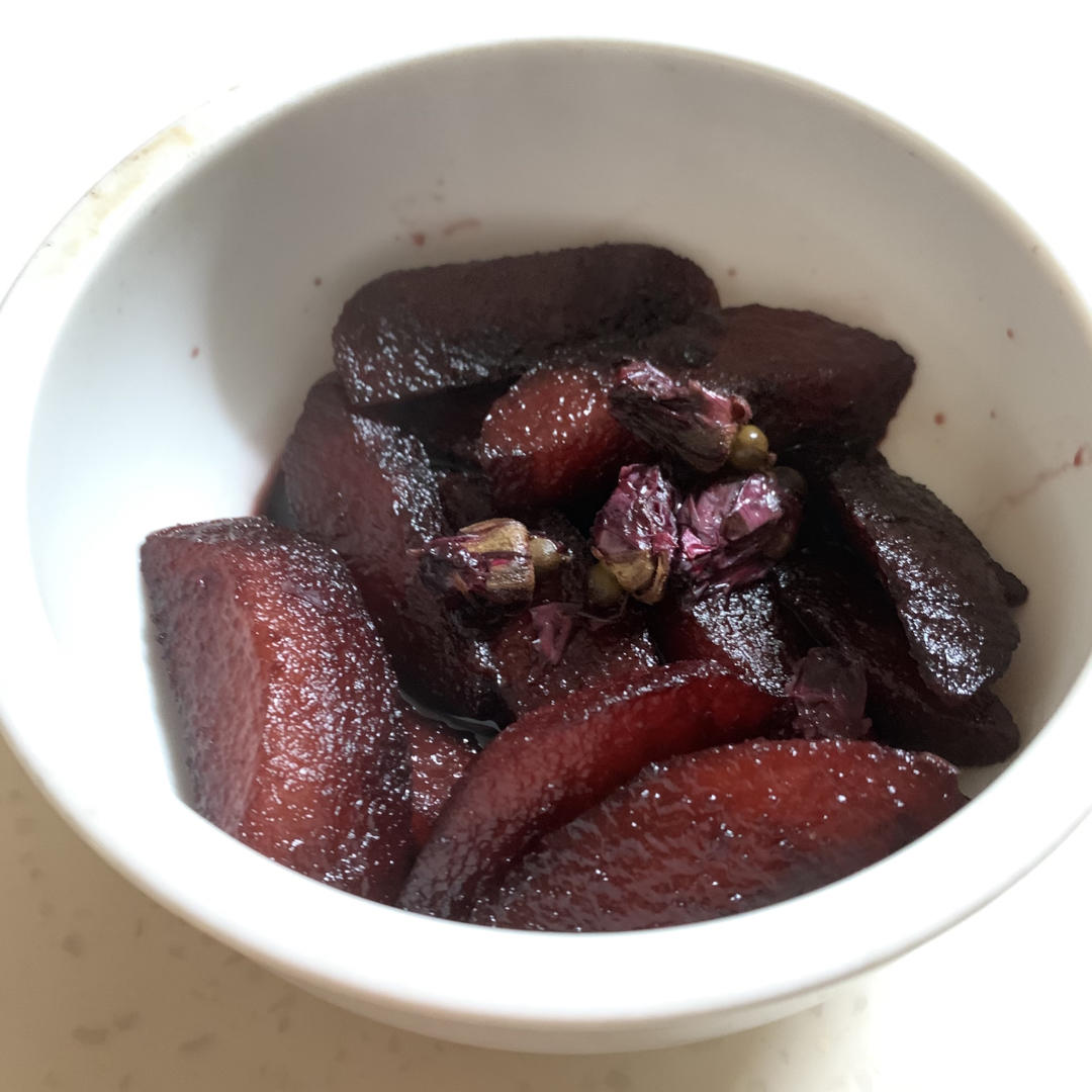玫瑰红酒梨