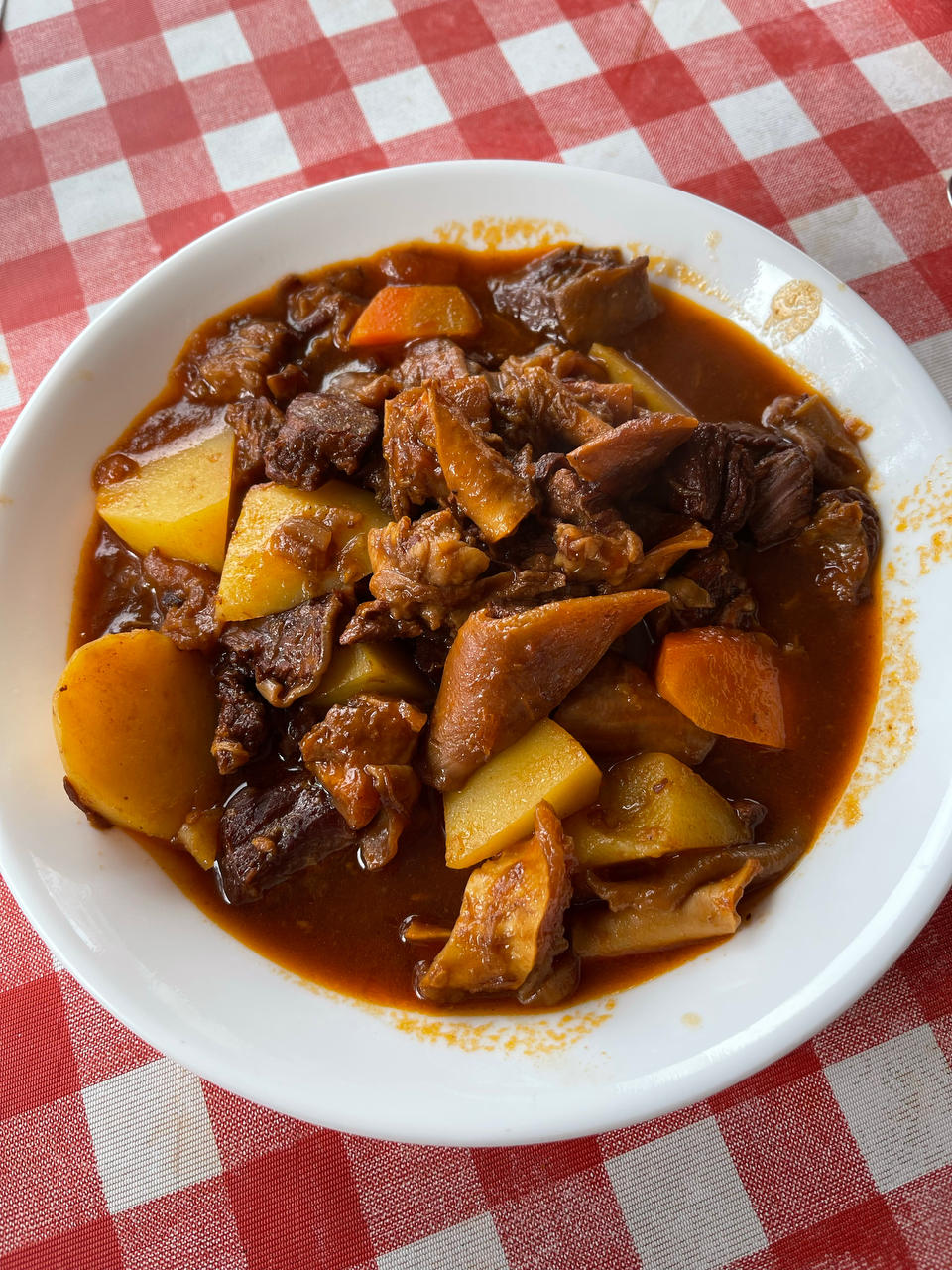 番茄土豆炖牛腩