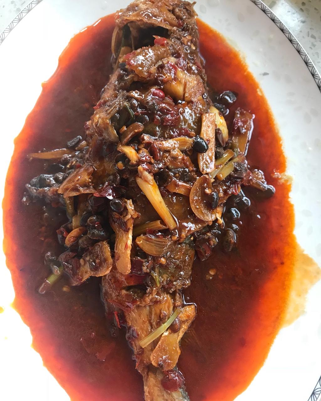 豆豉烧黄鱼