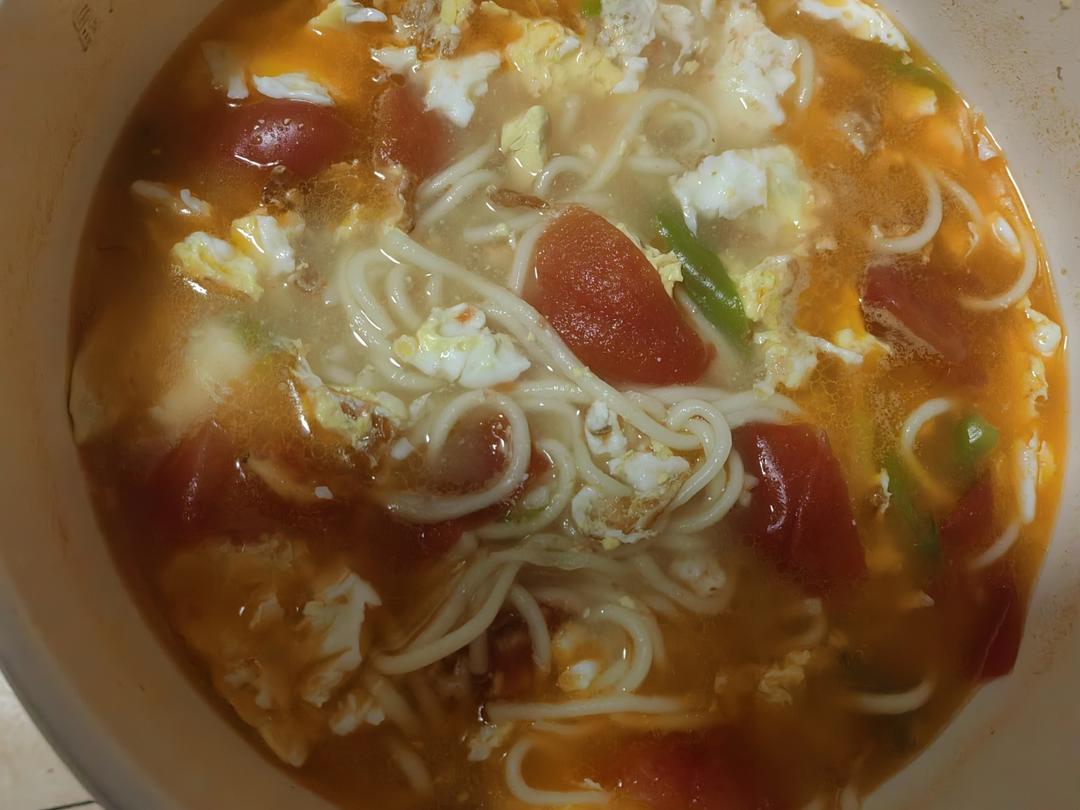 西红柿鸡蛋汤面