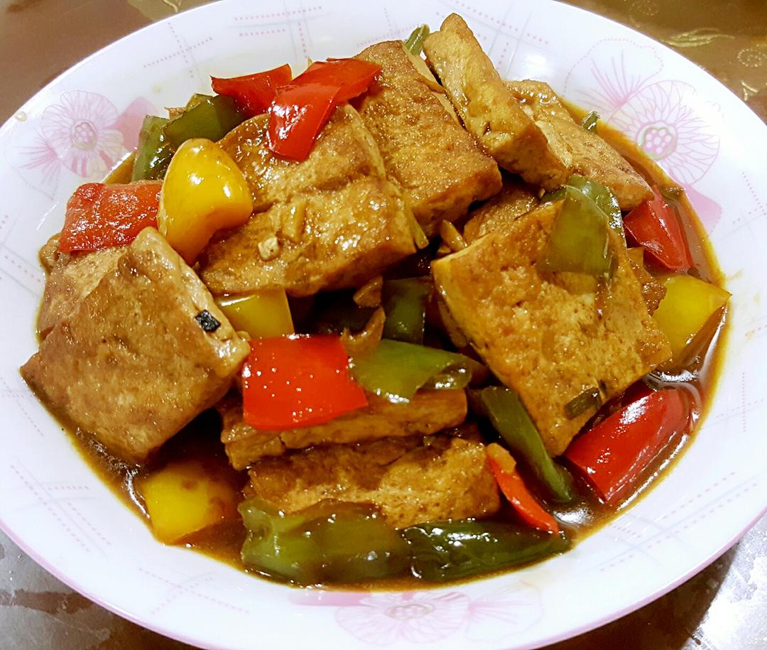 家常豆腐(彩椒版)