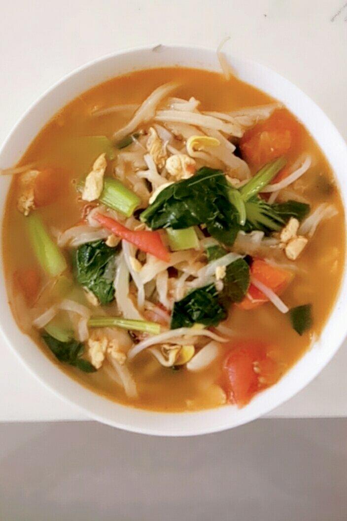 西红柿鸡蛋烩饼