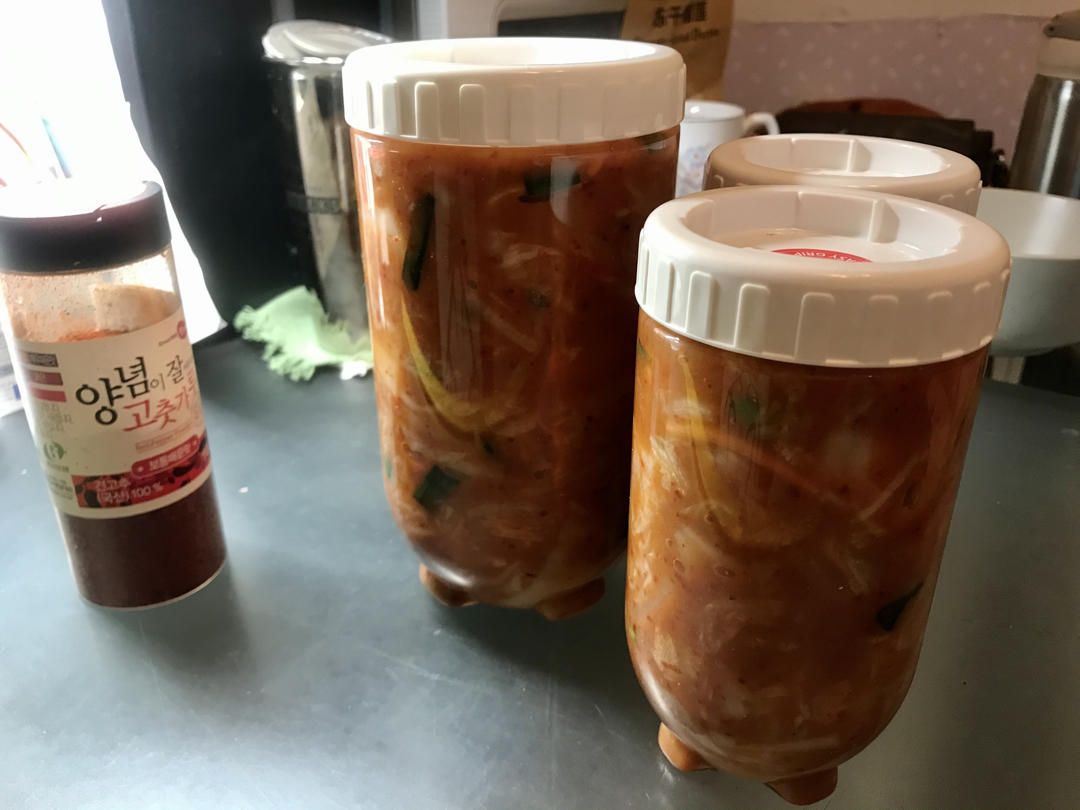 正宗韩国泡菜（youtube上韩国厨师Maangchi的菜谱）