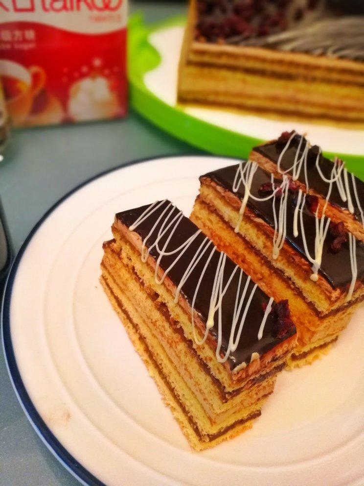 明月丹青做的歌剧院蛋糕opera cake