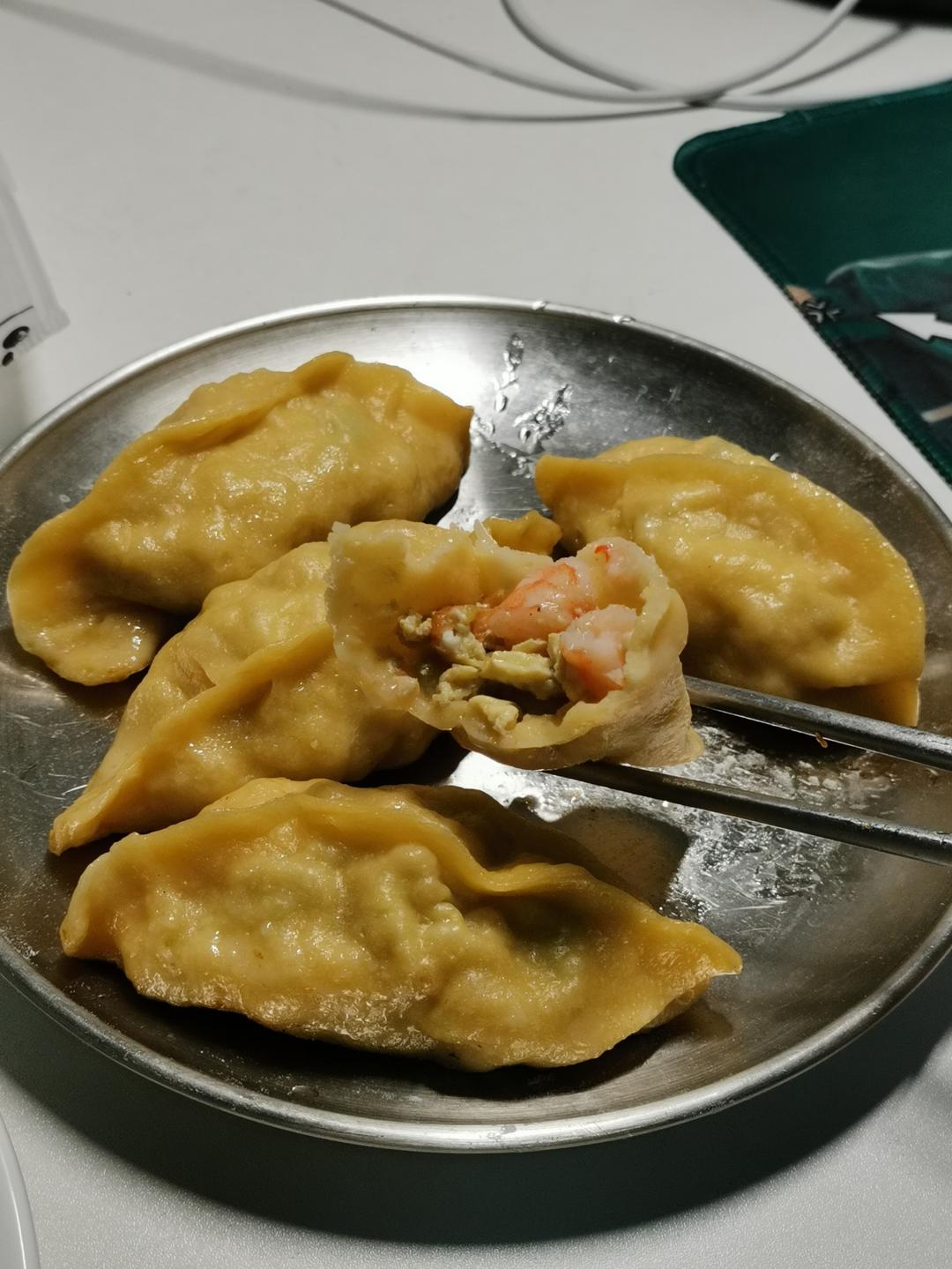 黄瓜虾仁饺子