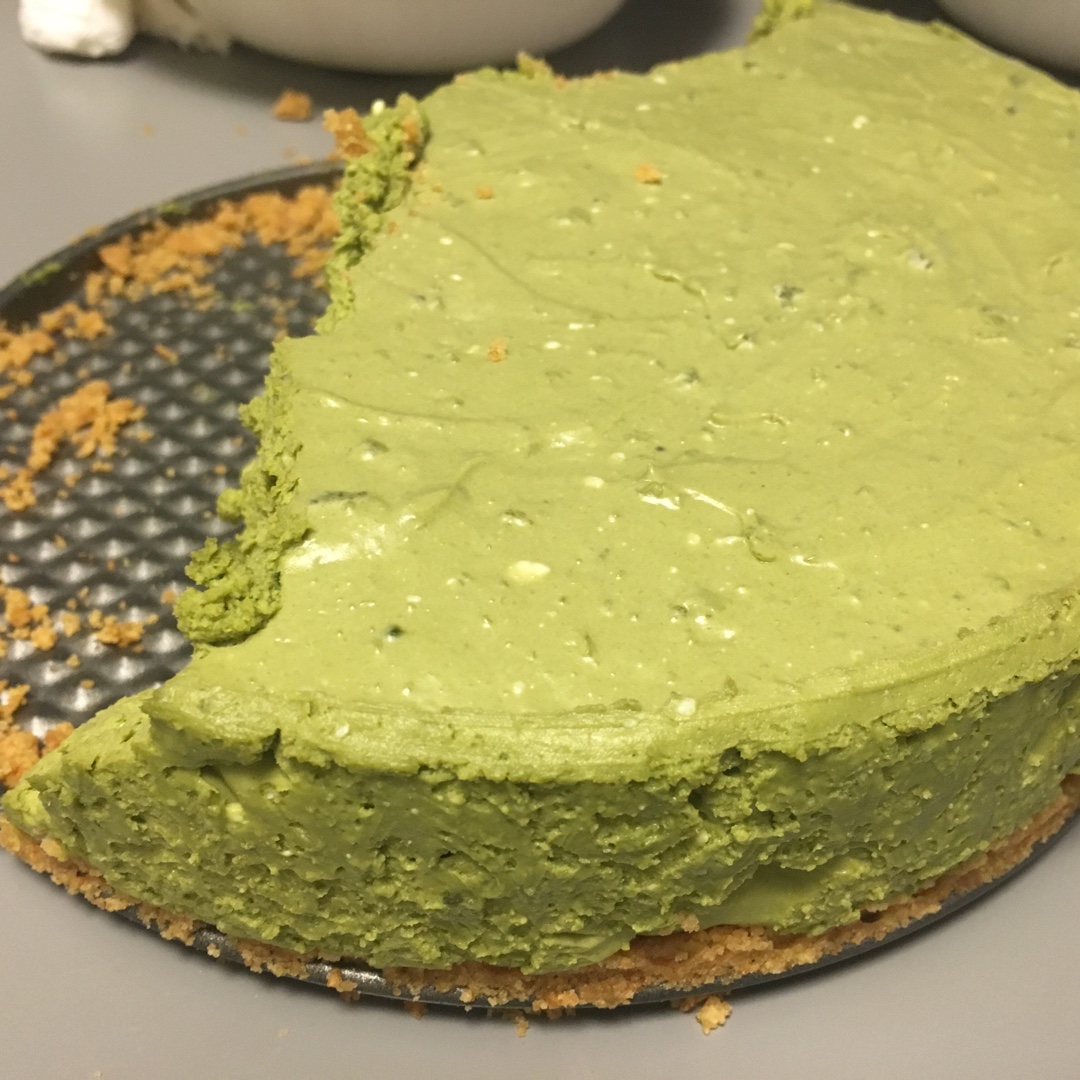 抹茶蜜豆冻芝士
