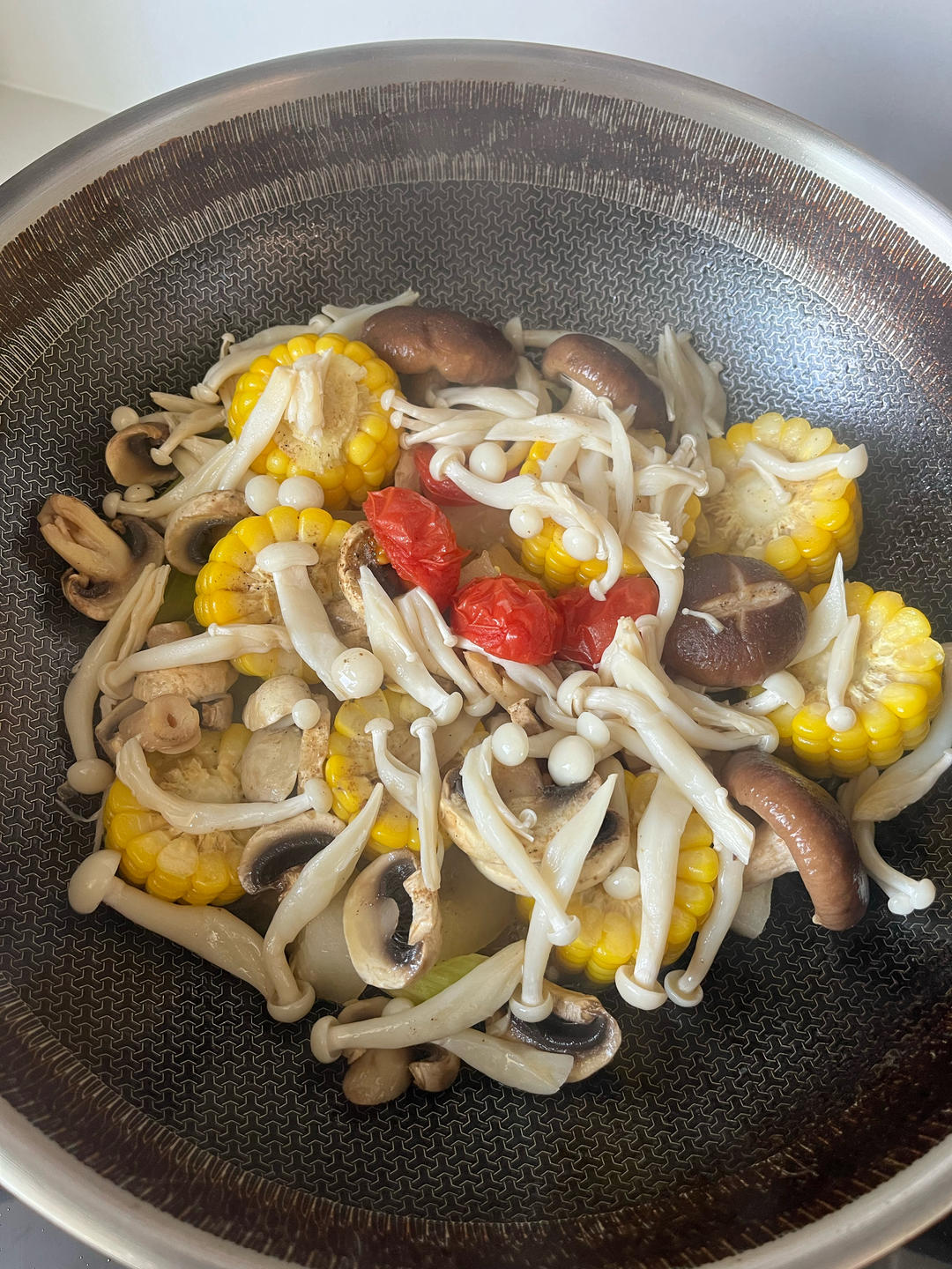 素菜水油焖菜一锅出