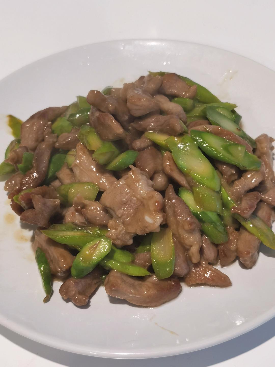 芦笋炒肉