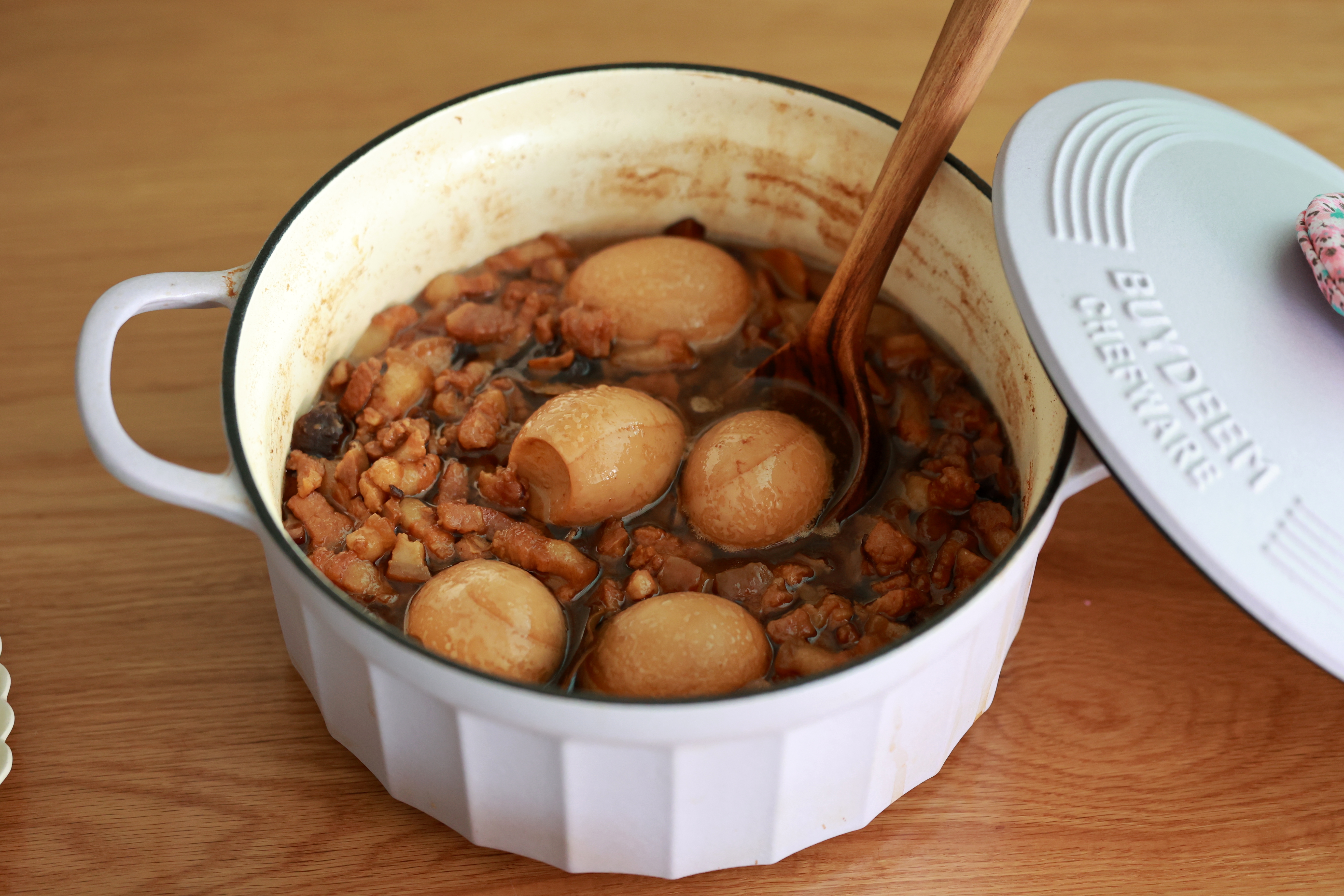 【北鼎铸铁锅食谱】卤肉饭