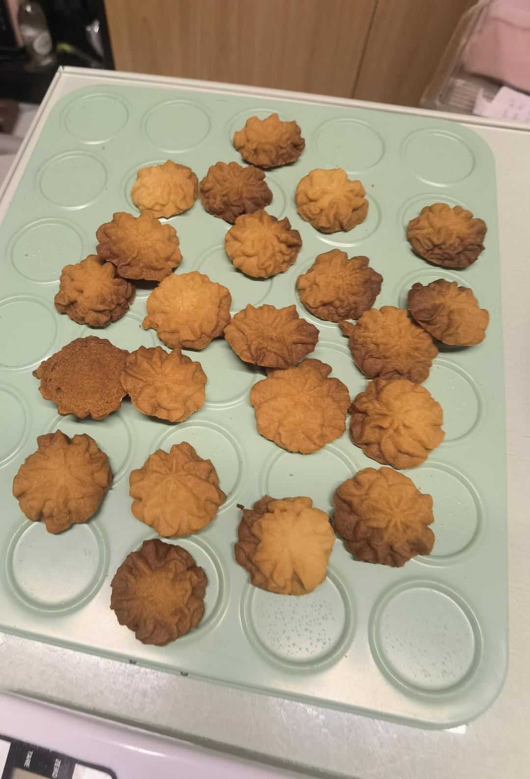 零失败花纹超级立体的黄油曲奇