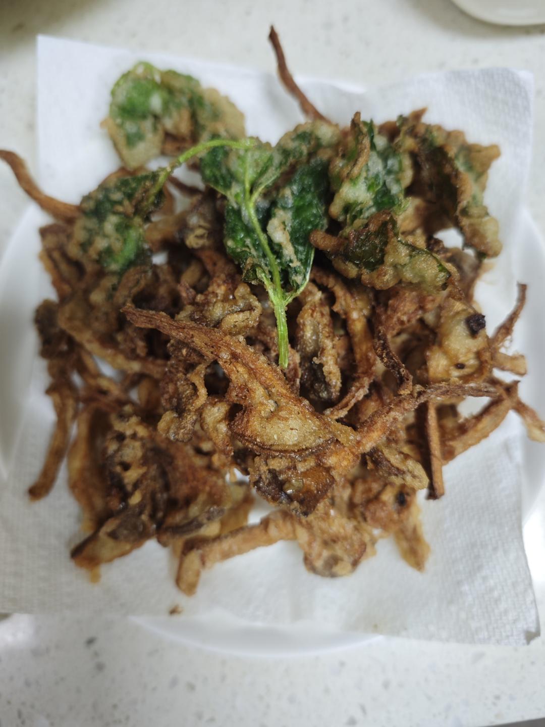 炸秀珍菇