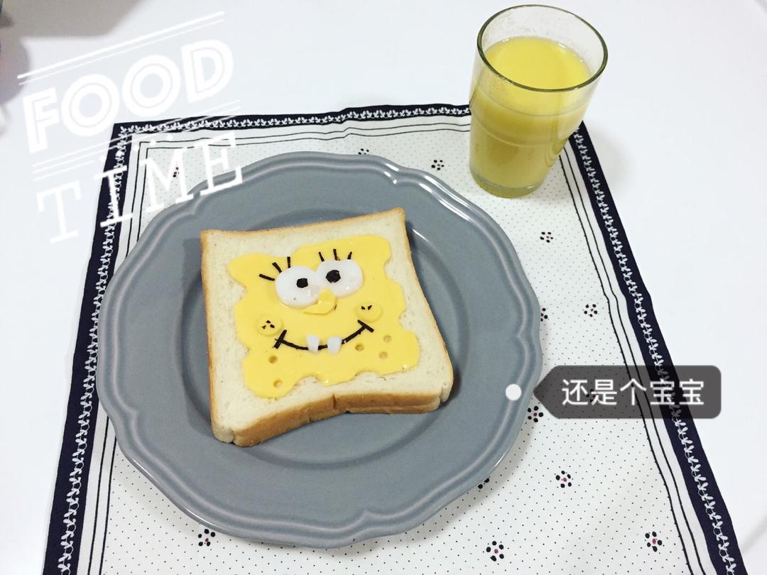 海绵宝宝三明治便当