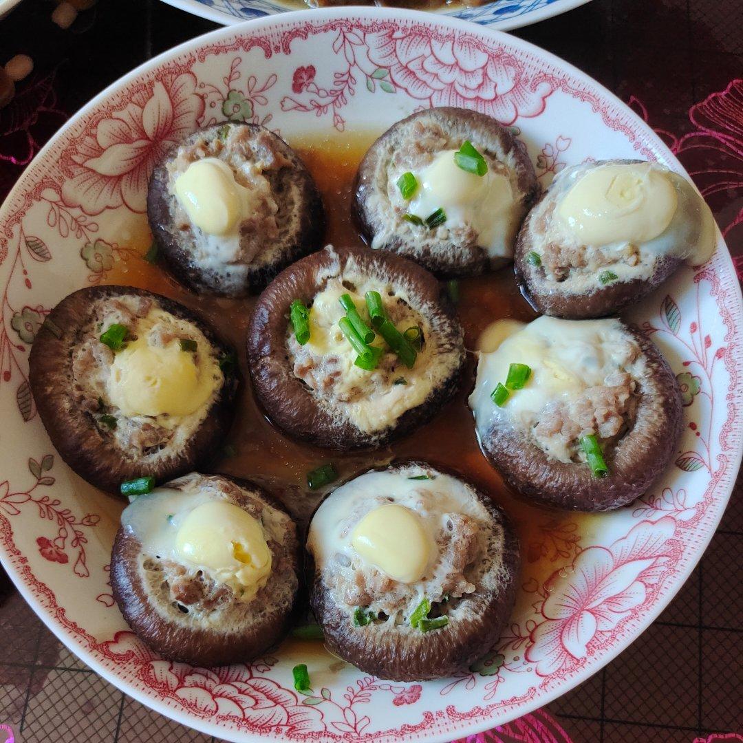 香菇肉末蒸鹌鹑蛋