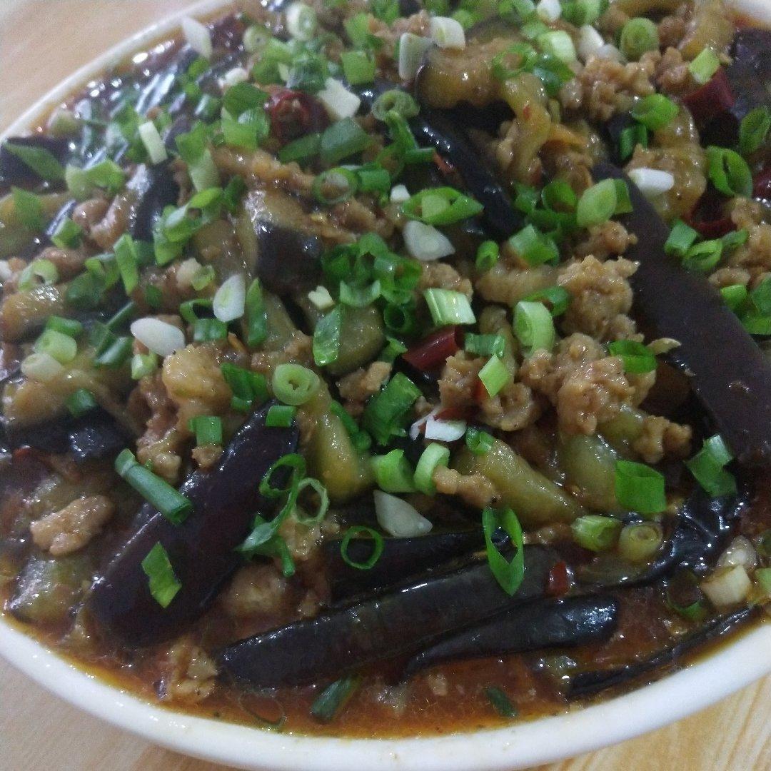 红烧肉沫茄子