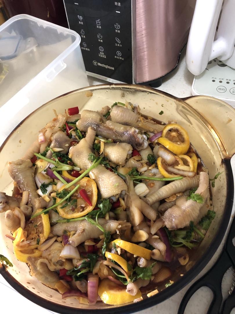 柠檬酸辣泡鸡爪网红泡鸡爪凤爪