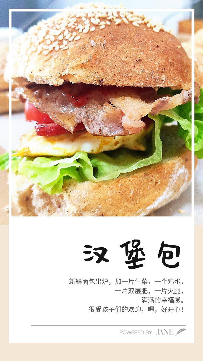汉堡包（女儿必备食谱）