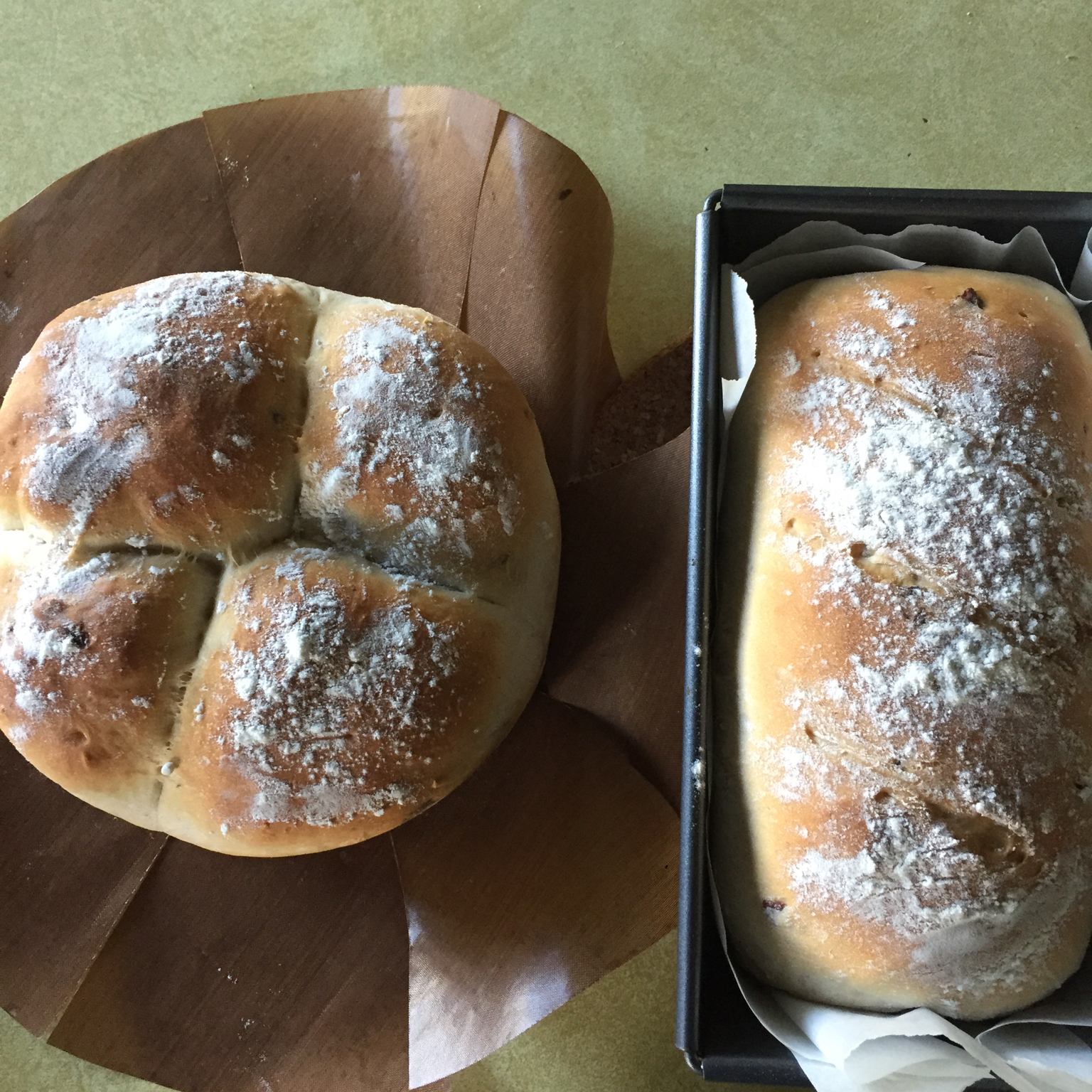 全麦蔓越莓乳酪软欧（附法国老面配方）