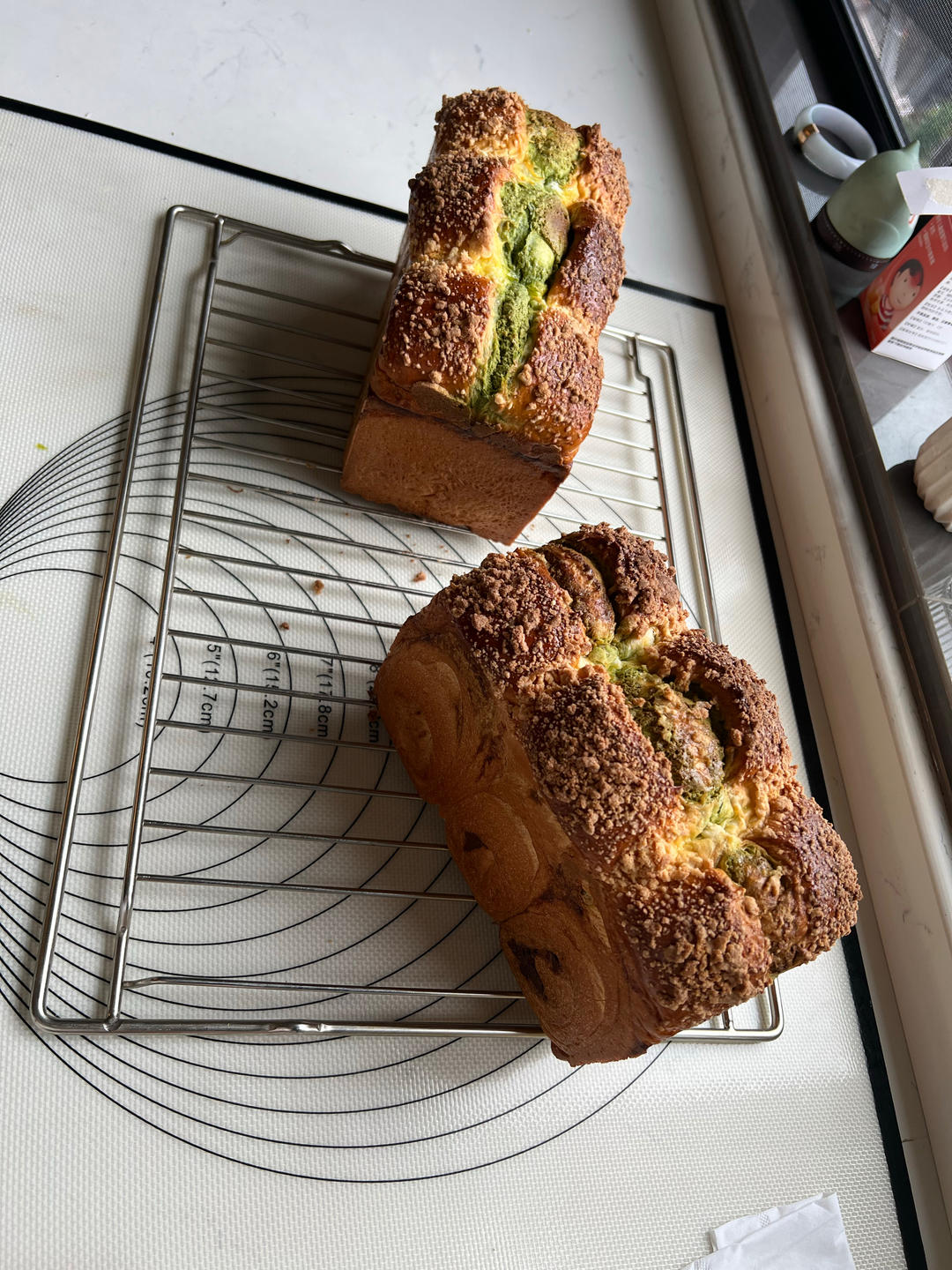 【奶酥吐司】｜抹茶+可可两种口味｜简单快手版