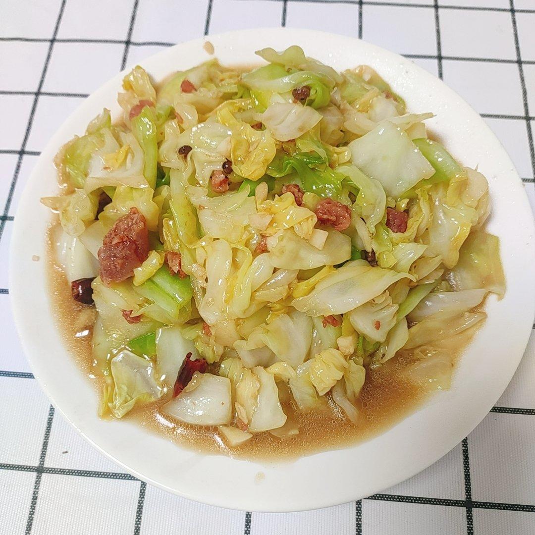 手撕包菜，无敌下饭，十分钟搞定