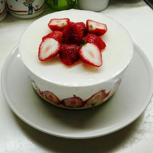 草莓慕斯蛋糕的做法 步骤14