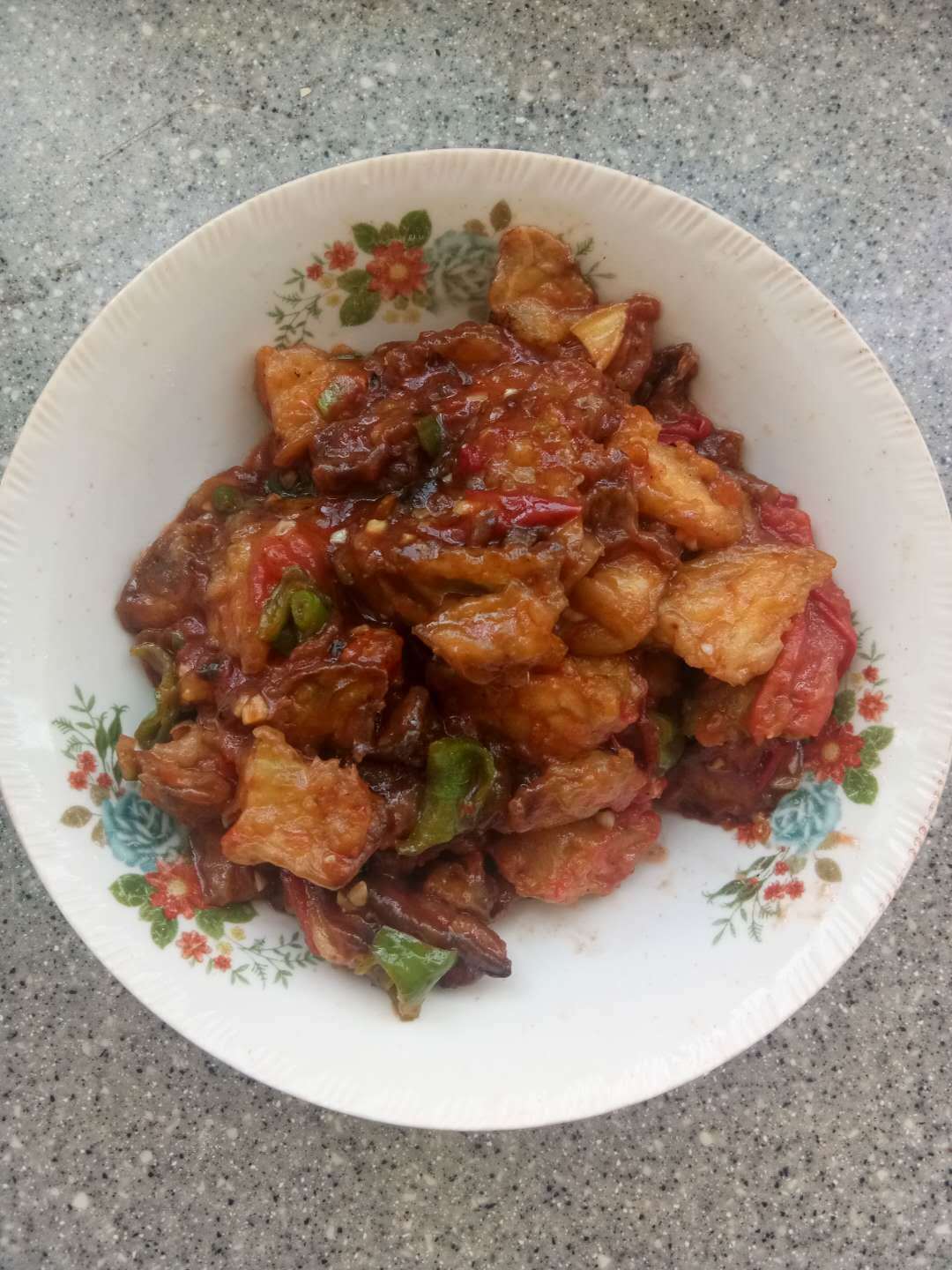 〈烧茄子〉，西红柿版。欣小厨 😉