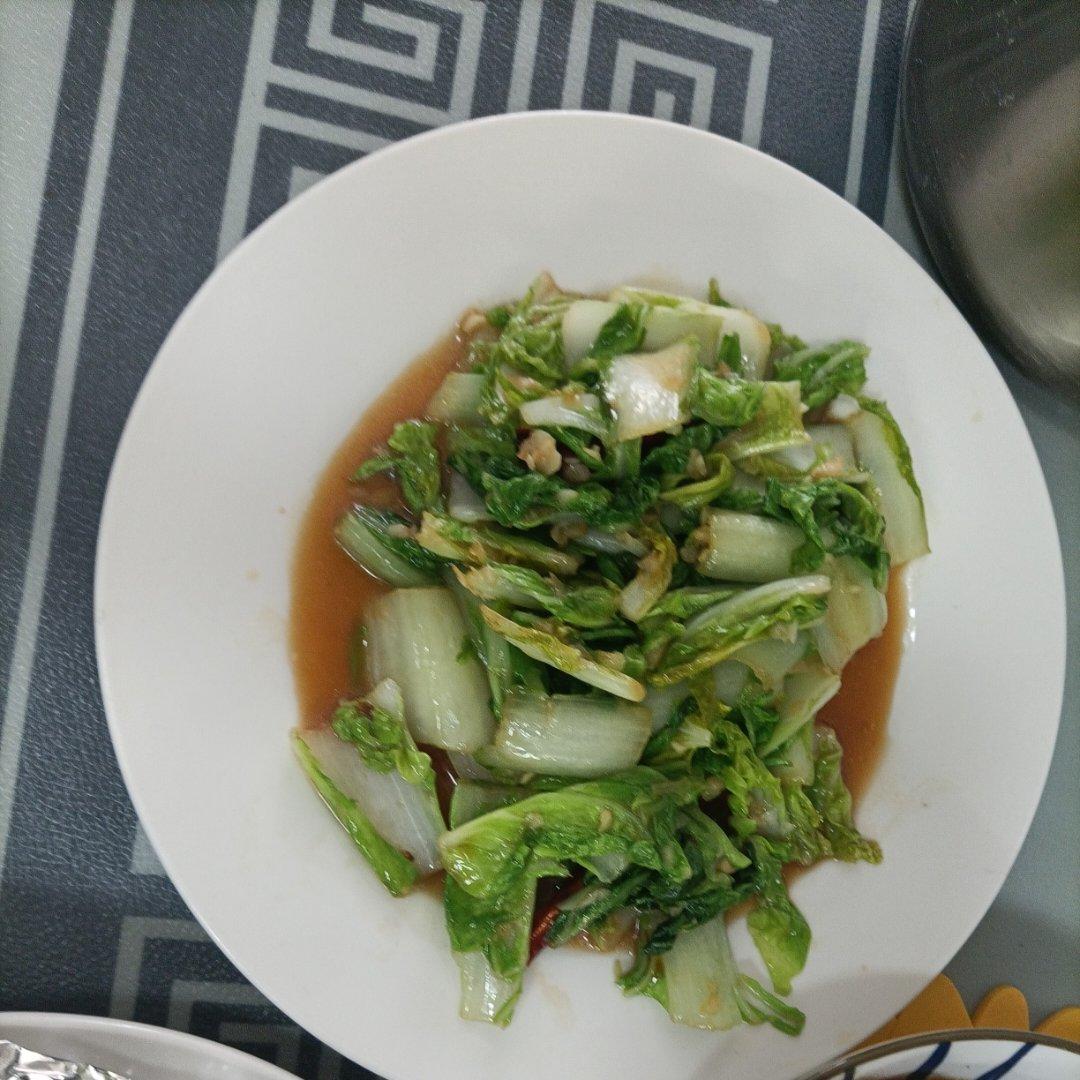 蒜香蚝油快菜