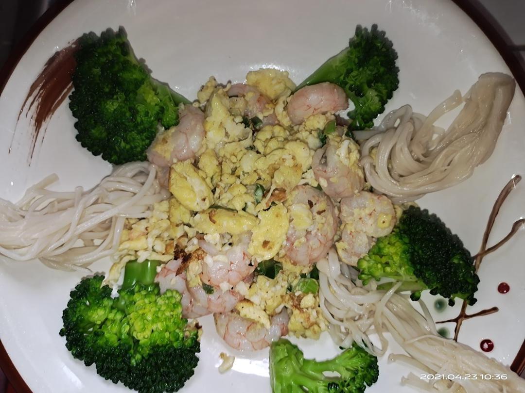 神兽都爱吃的虾仁炒鸡蛋