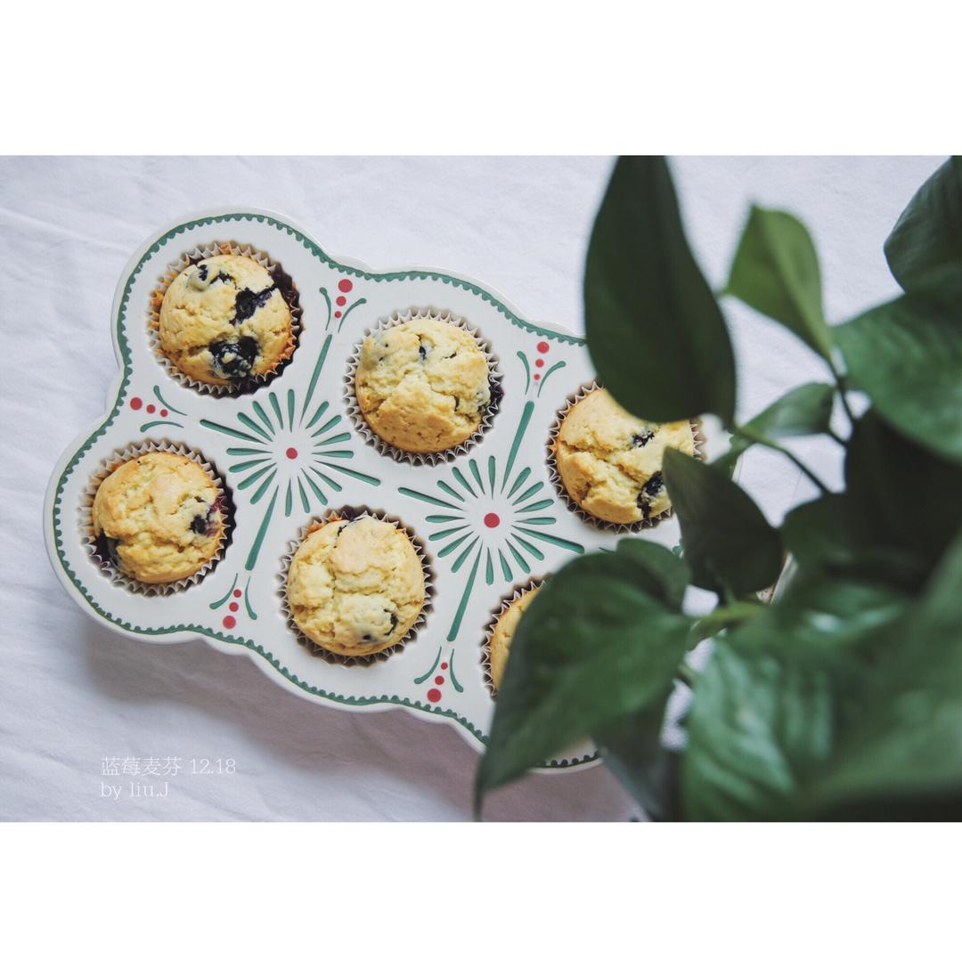 蓝莓玛芬蛋糕 Blueberry Muffin