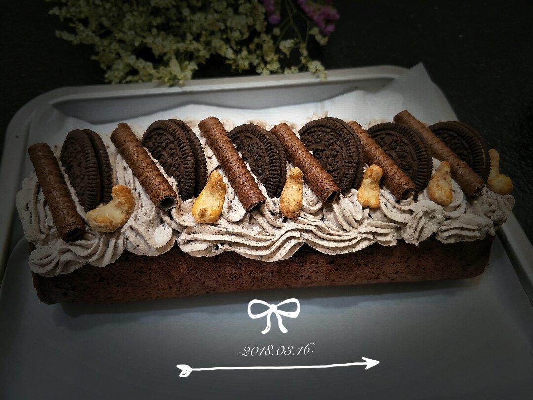 奥利奥咸奶油巧克力卷