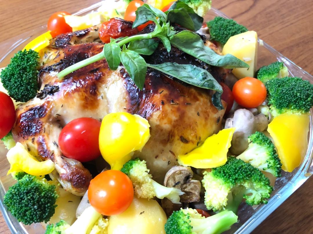 椒盐脆皮烤鸡（北鼎食谱）