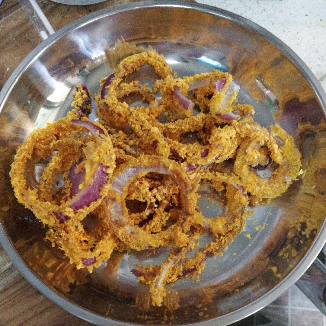 空气炸锅洋葱圈