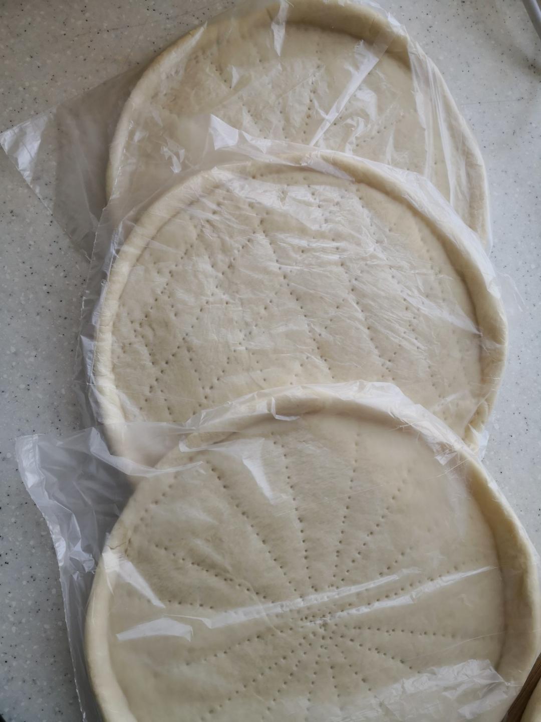 八寸披萨饼皮（四个）制作