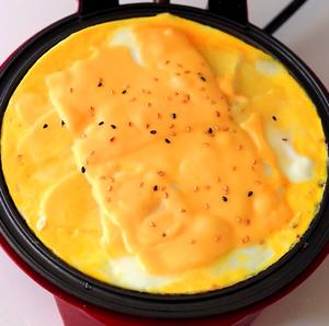 #麦子厨房#小红锅宝宝早餐：芝士土豆鸡蛋饼的做法 步骤8