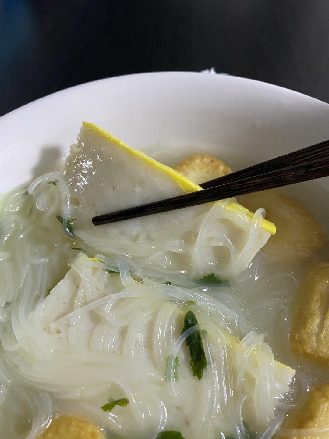 鱼糕粉丝汤