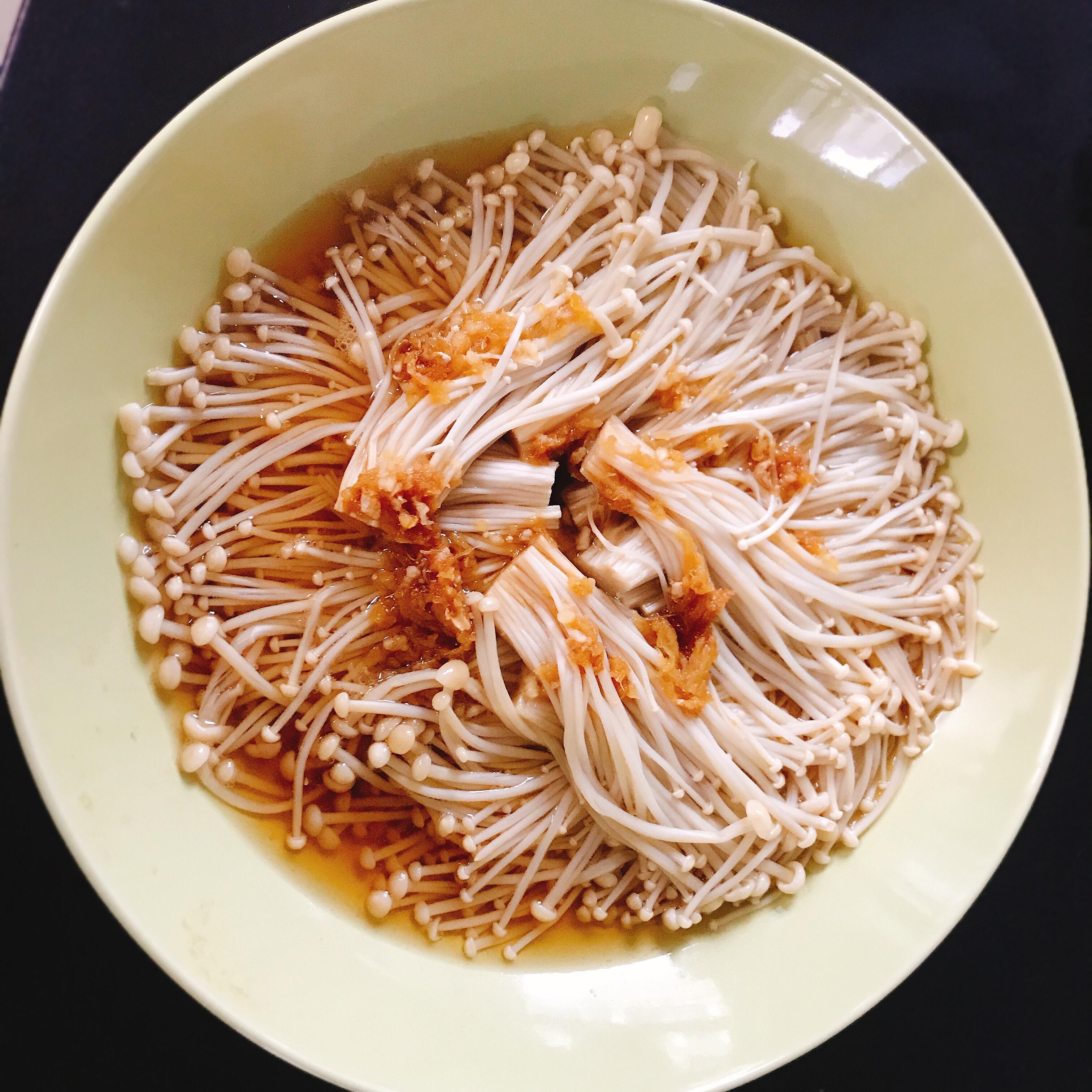 快手菜姜蓉金针菇的做法