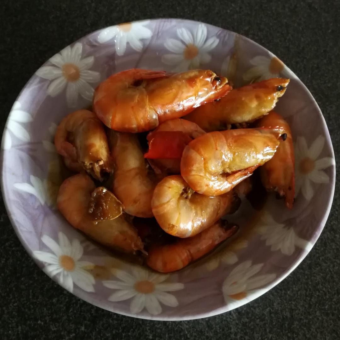 蒜爆沼虾