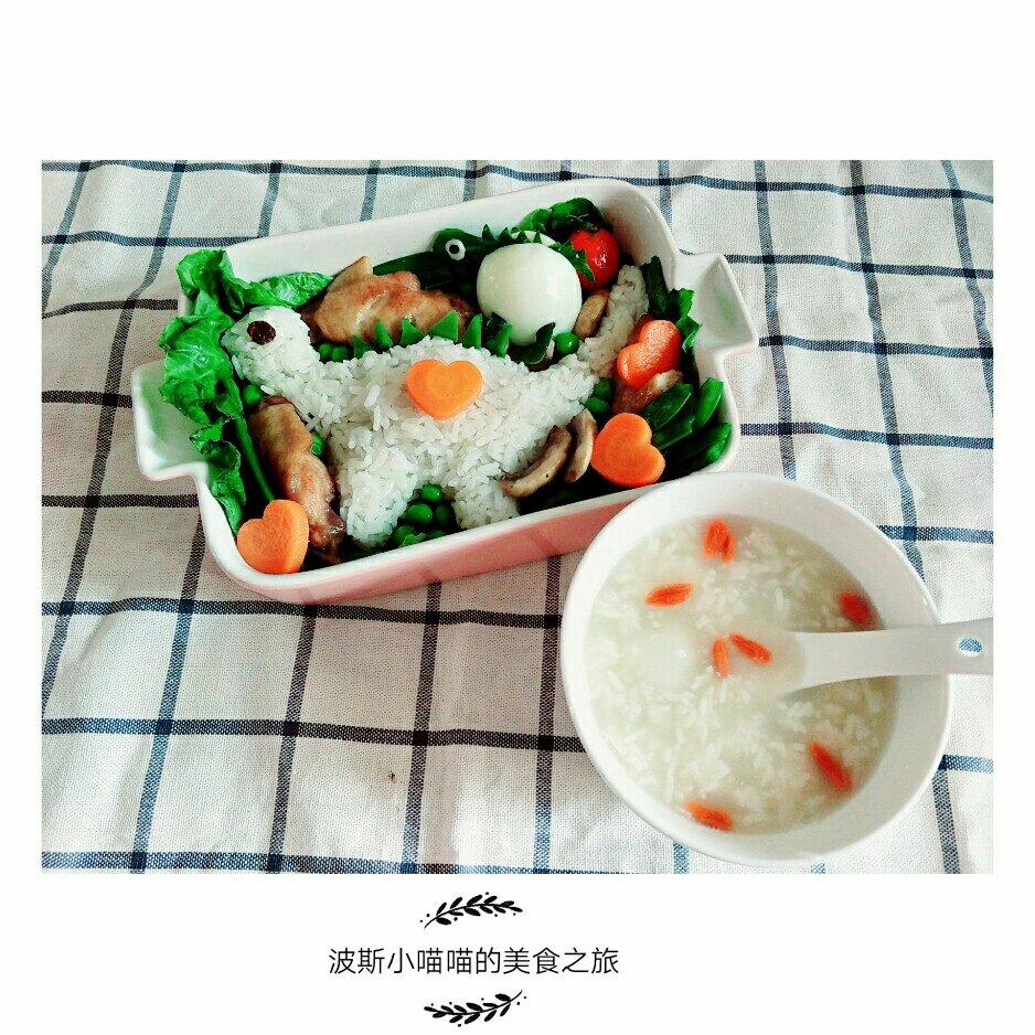创意儿童餐之恐龙