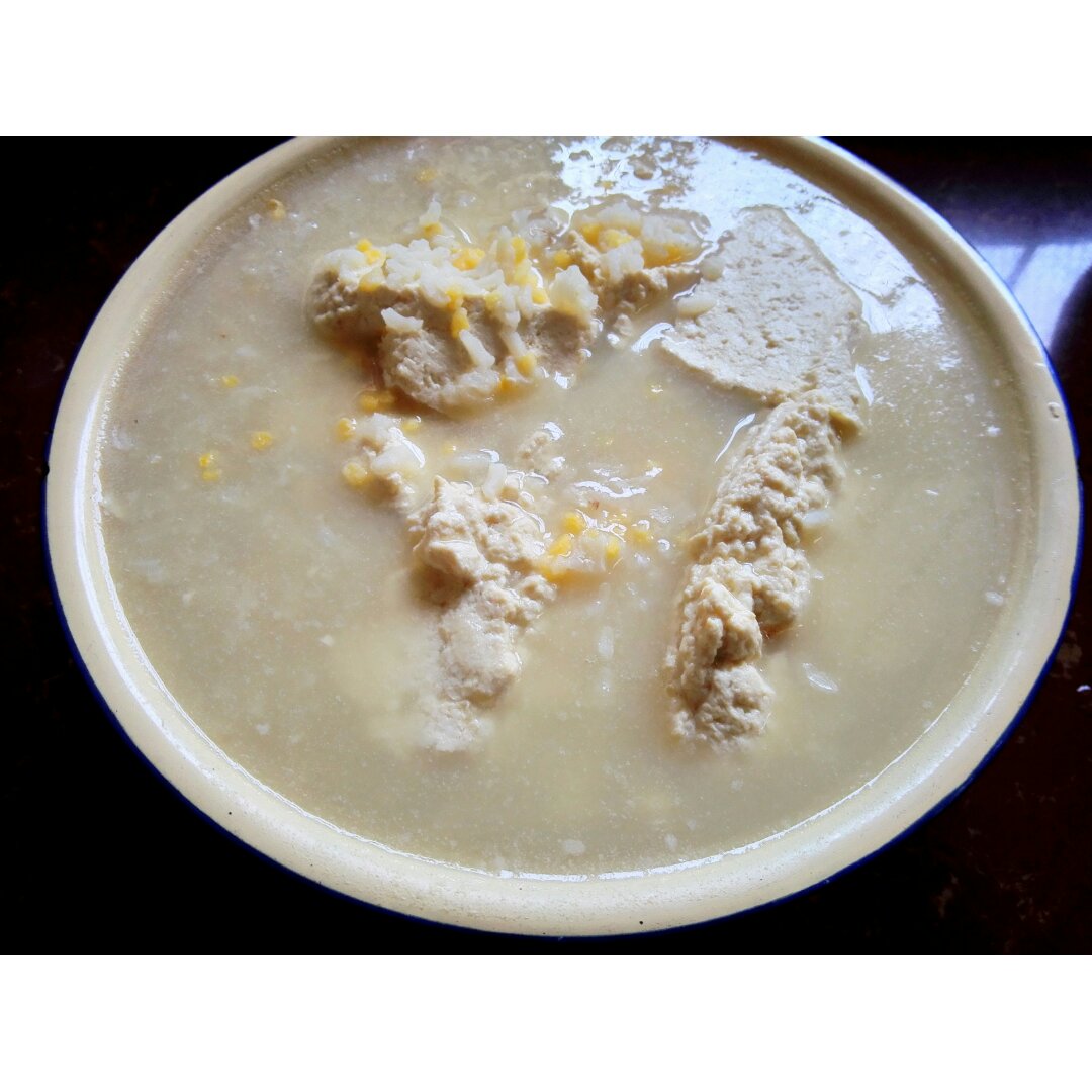 作品 抹茶绿不绿做的午餐2016年7月9日 上次发汉中米皮配的菜豆腐稀饭