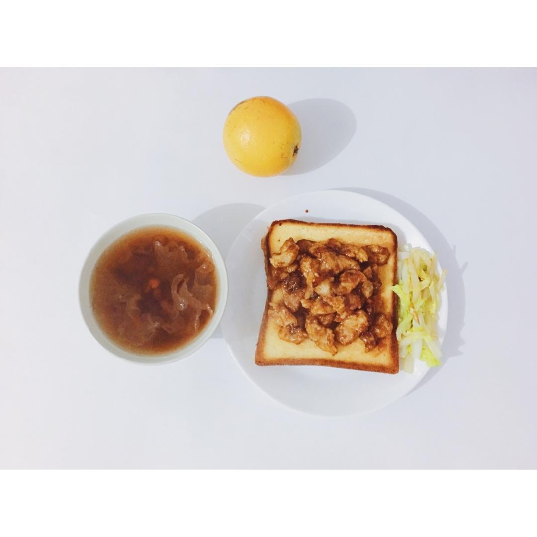 姜烧猪肉厚片