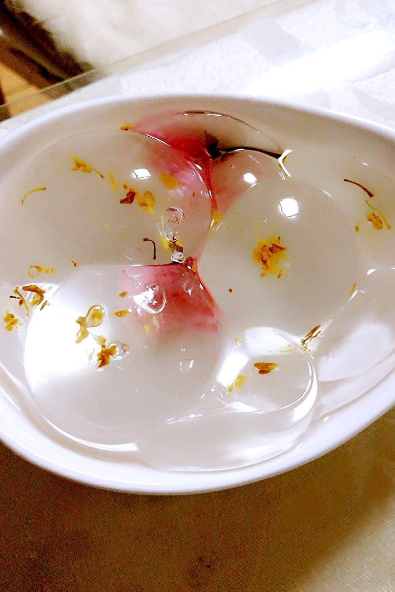 凉粉樱花果冻