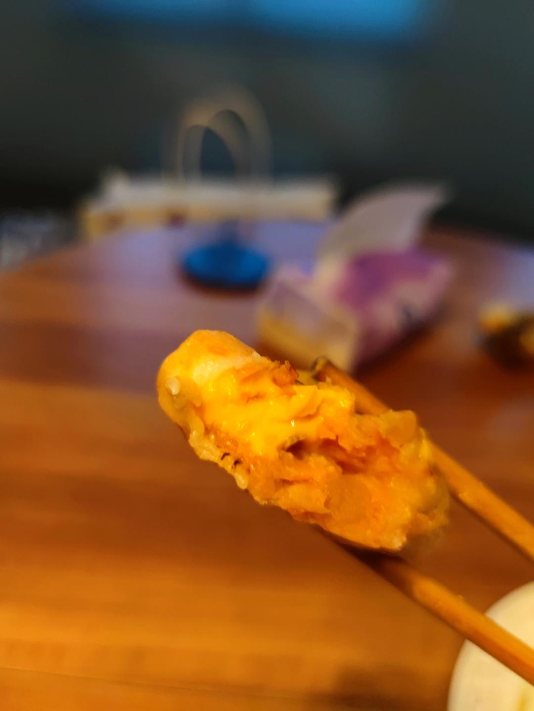 免烤箱❗️❗️一口暴浆的芝士红薯年糕