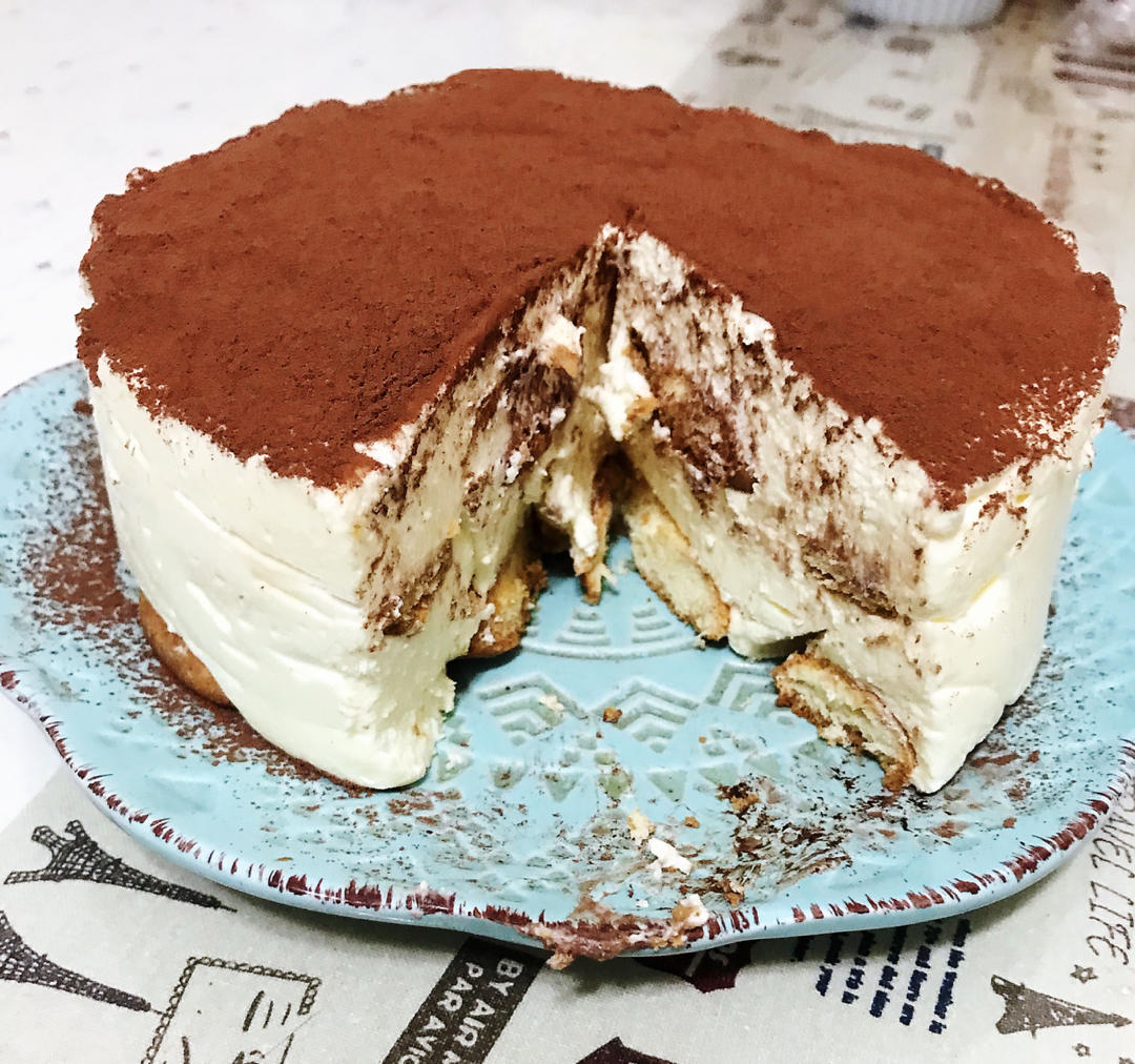 提拉米苏 6寸(超级详细)