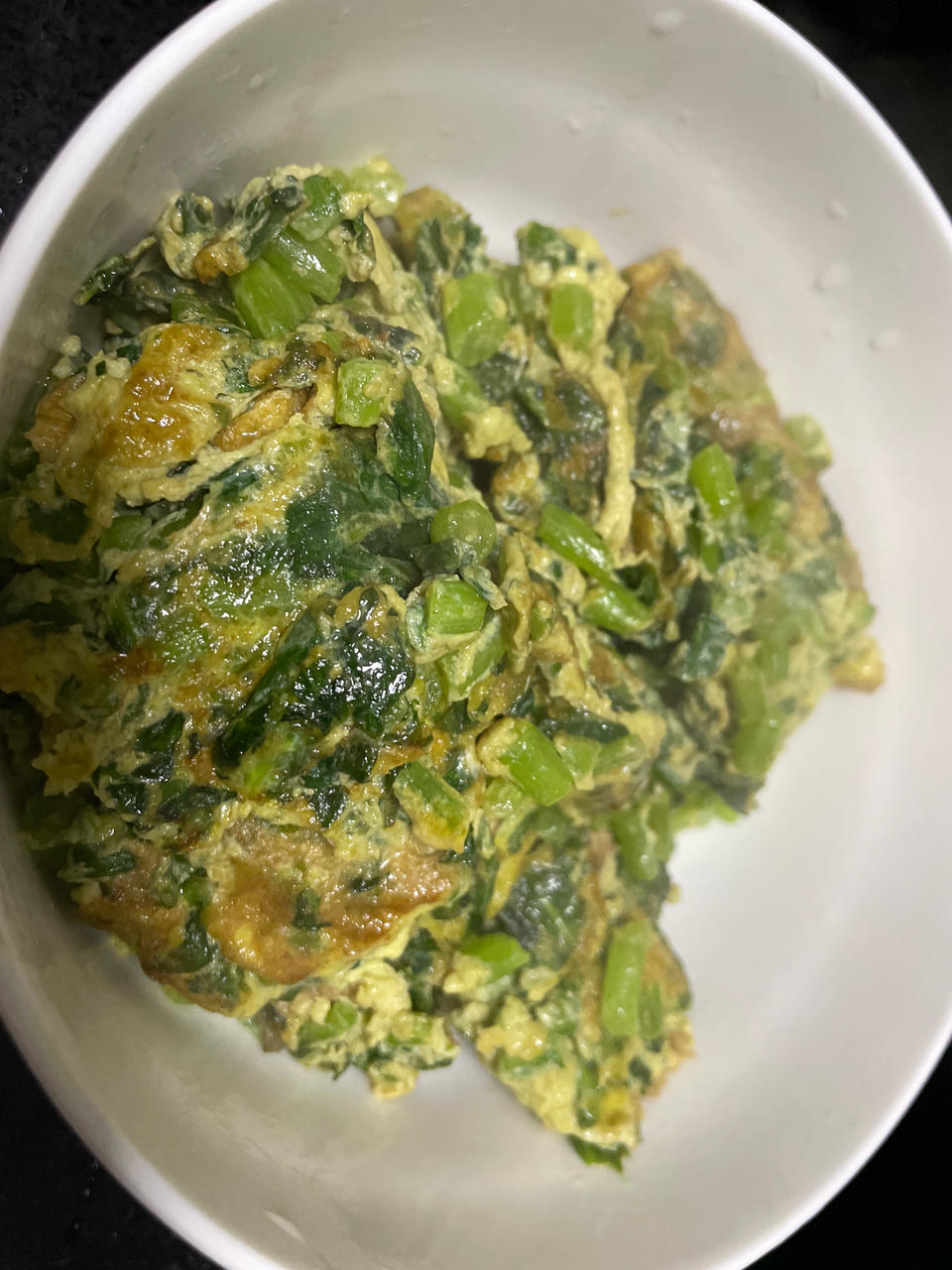 中高考营养配餐-茼蒿炒鸡蛋