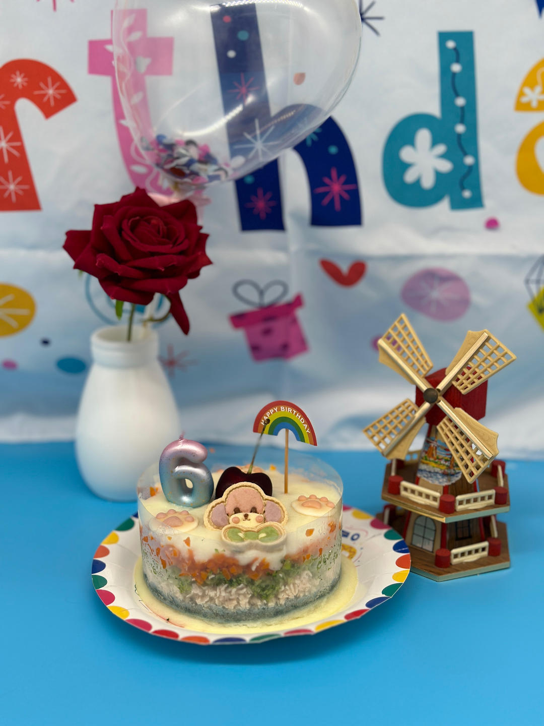 不需要烤的宠物蛋糕