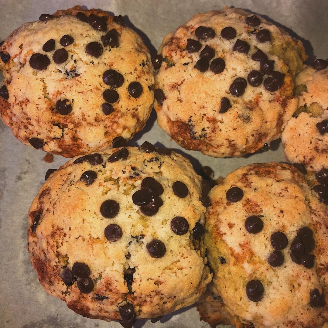 香蕉巧克力酥顶玛芬蛋糕