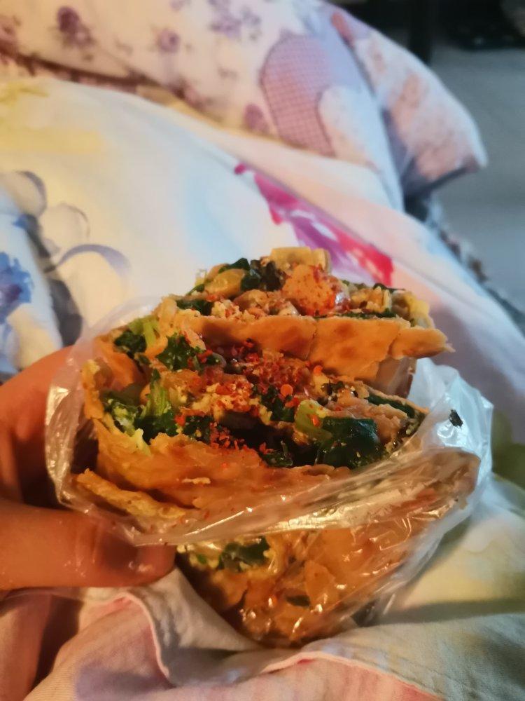 鲁南名吃——滕州菜煎饼 附电饼铛摊煎饼