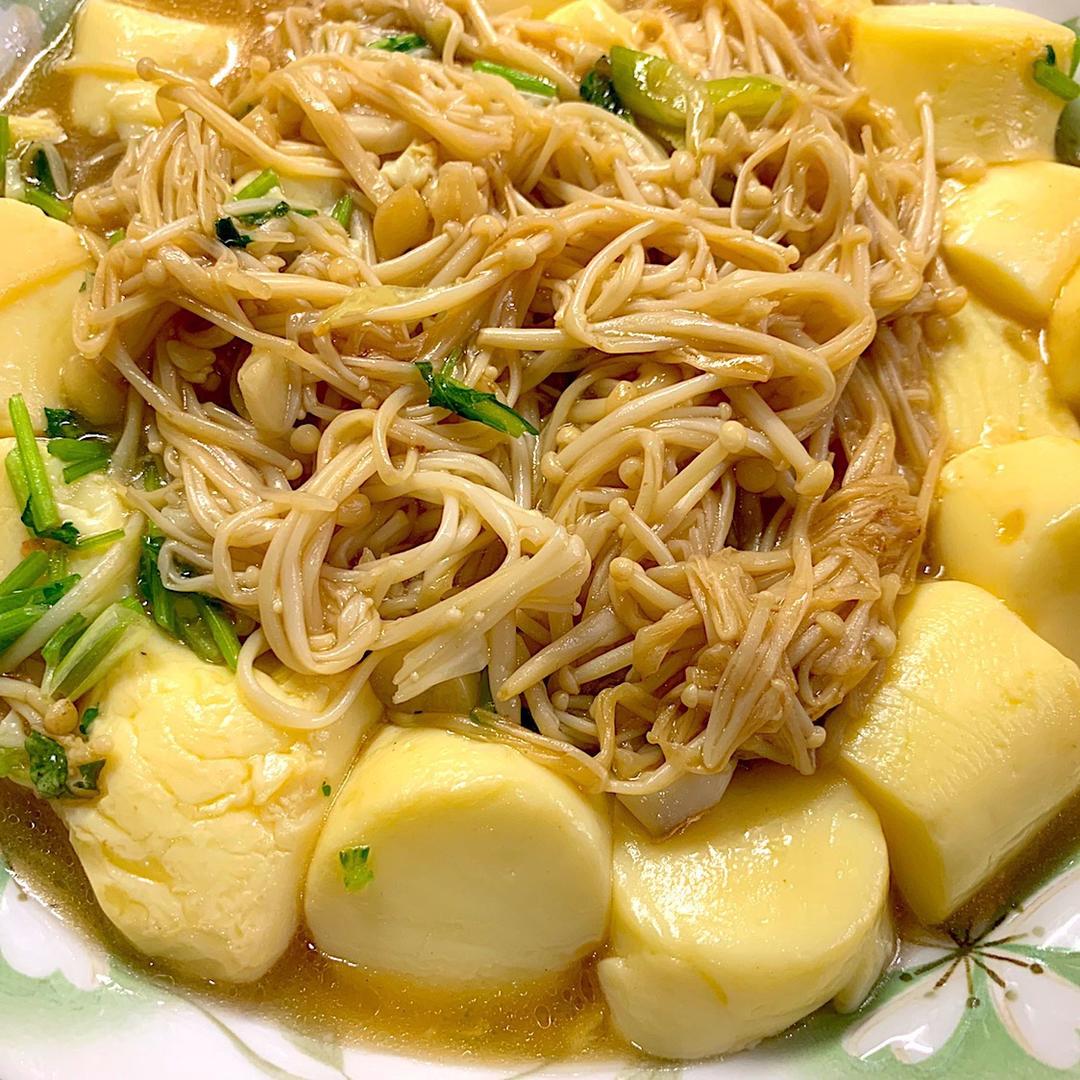 超级下饭菜--金针菇日本豆腐