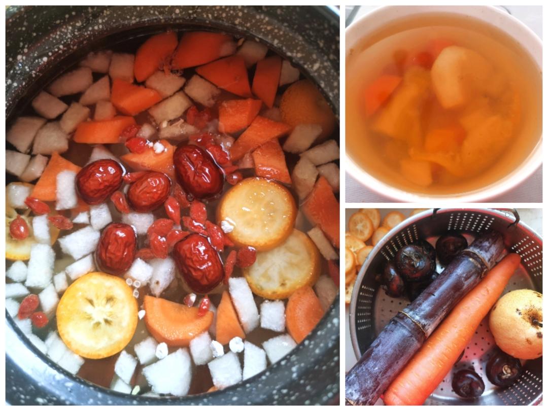 胡萝卜马蹄甘蔗水