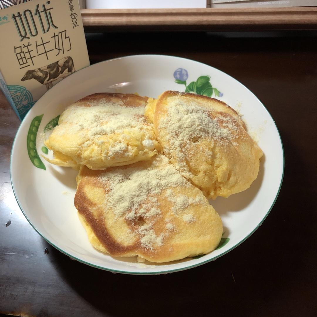 平底锅版舒芙蕾松饼